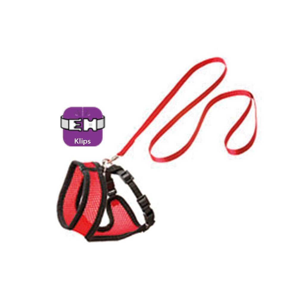 Karlie Kedi Tasma+Uzatma 38Cm Kirmizi-Siyah