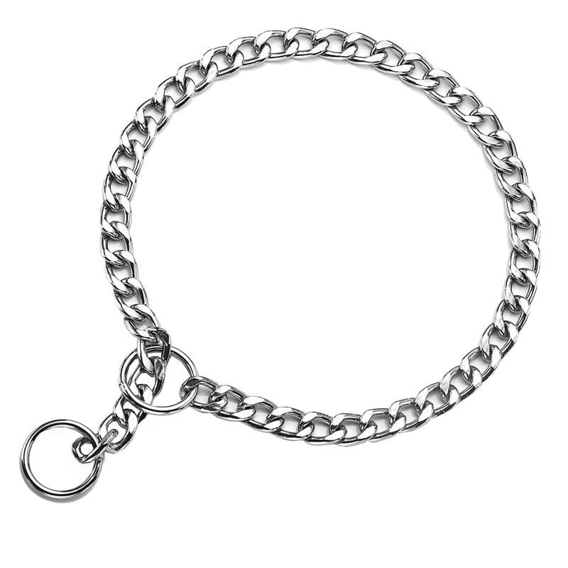 Markapet Paslanmaz Çelik Yassı Zincir Tasma 55 Cm/3Mm