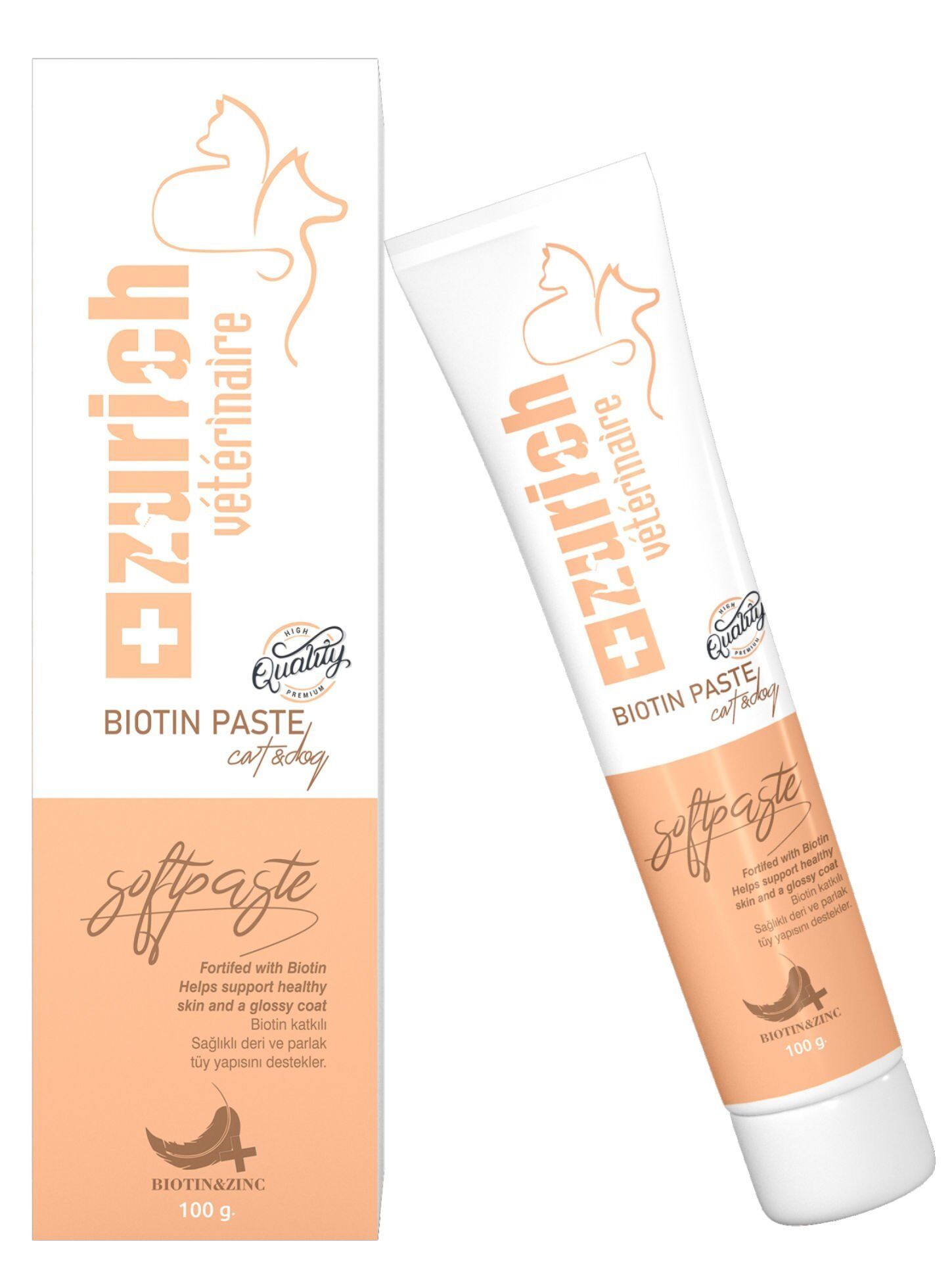 Zurich Cat And Dog Biotin Paste Tüy Dökülme Önleyici 100 ml