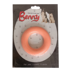Benny Köpek Oyuncağı Yuvarlak 9,5 cm Somon Renk