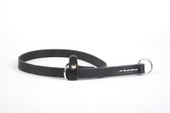 Doggie Eğitim Serisi Gerçek Deriden El Yapımı Ayarlı Köpek Eğitim Tasması 1,5 x 30-40 cm Siyah