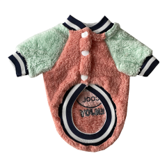 Markapet Peluş Köpek Kıyafeti Pembe Su Yeşili XLarge 42 x 54 cm - 8 kg