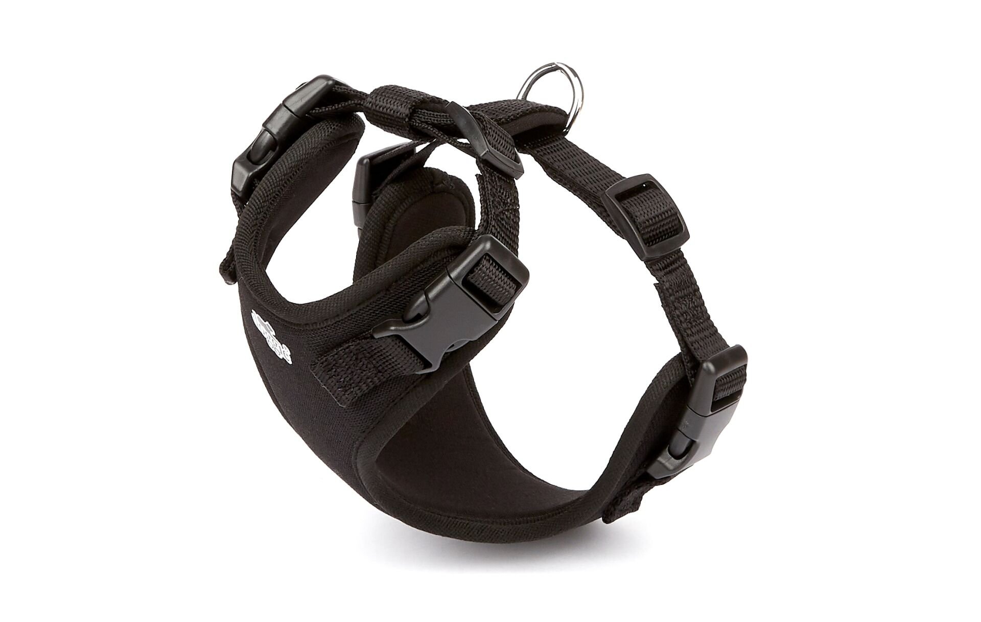 Doggie Havalı Ped Dokuma Köpek Göğüs Tasması 40/45 cm Siyah