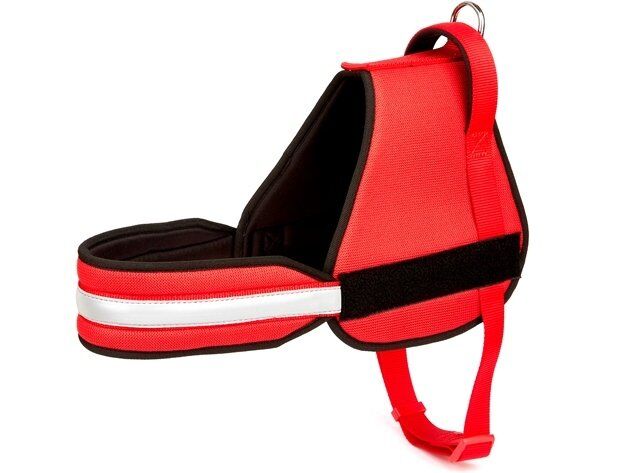 Doggie Havalı Ped Dokuma Göğüs Tasması 60*85 cm Kırmızı