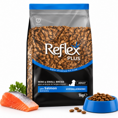 Reflex Plus Mini ve Küçük Irk Somonlu Yetişkin Köpek Maması 1 kg
